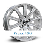 LegeArtis TY57 R16 / 6.5J PCD 5x114.3 ET 39 ЦО 60.1 Литые Серебристый