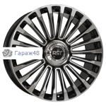 RST R2201FF R22 / 9.5J PCD 5x120 ET 45 ЦО 72.6 Литые Черный с полированной лицевой повехностью