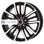 Lizardo Y1166 R18 / 7.5J PCD 5x108 ET 46 ЦО 67.1 Литые Черный матовый с полированной лицевой поверхностью