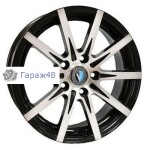 Venti 1508 R15 / 5.5J PCD 4x100 ET 45 ЦО 54.1 Литые Черный с полированной лицевой повехностью
