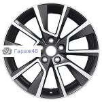 Khomen Wheels KHW1802 Karoq R18 / 7J PCD 5x112 ET 45 ЦО 57.1 Литые Black-FP