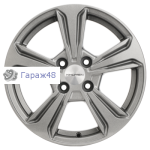 Khomen Wheels KHW1502 Solano R15 / 6J PCD 4x100 ET 45 ЦО 54.1 Литые G-Silver