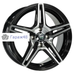 Megami MGM38 R15 / 6.5J PCD 4x114.3 ET 40 ЦО 67.1 Литые Черный с полированной лицевой поверхностью