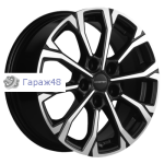 Khomen Wheels KHW1605 Fluence/Juke R16 / 6.5J PCD 5x114.3 ET 47 ЦО 66.1 Литые Black-FP