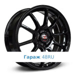 Alcasta M24 R18 / 8J PCD 5x105 ET 45 ЦО 56.6 Литые Черный