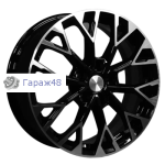 Khomen Wheels KHW1718 Changan CS35/CS35 Plus R17 / 7J PCD 5x110 ET 46 ЦО 63.3 Литые Black-FP
