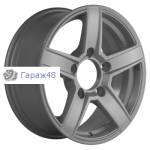 Khomen Wheels KHW1614 Niva 4x4 Bronto R16 / 6.5J PCD 5x139.7 ET 35 ЦО 98.5 Литые F-Silver
