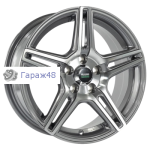 Megami MGM38 R15 / 6.5J PCD 4x100 ET 40 ЦО 67.1 Литые Графит с полированной лицевой поверхностью