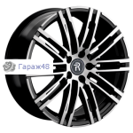 Replay PR13 R18 / 9J PCD 5x112 ET 21 ЦО 66.6 Литые Черный матовый с полированной лицевой поверхностью