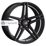 LS RC01 R19 / 8.5J PCD 5x112 ET 35 ЦО 66.6 Литые Черный матовый с частично полированными элементами