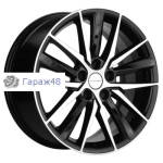 Khomen Wheels KHW1807 Tugella/Jaguar XF/FPace R18 / 8J PCD 5x108 ET 46 ЦО 63.4 Литые Black-FP