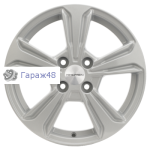 Khomen Wheels KHW1502 Rio/Solaris R15 / 6J PCD 4x100 ET 46 ЦО 54.1 Литые F-Silver