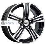 iFree S.U. КС691 R15 / 6J PCD 5x114.3 ET 45 ЦО 67.1 Литые Черный с полированной лицевой поверхностью