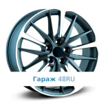 LegeArtis TY143 R18 / 8J PCD 5x114.3 ET 45 ЦО 60.1 Литые Графит с полированной лицевой поверхностью