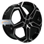 Khomen Wheels KHW1909 Volvo XC60 R19 / 7.5J PCD 5x108 ET 50.5 ЦО 63.4 Литые Black-FP