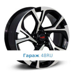LegeArtis TY558 R18 / 8J PCD 5x114.3 ET 50 ЦО 60.1 Литые Черный с полированной лицевой поверхностью