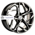 Khomen Wheels KHW1716 Jac/Москвич 3 R17 / 7J PCD 5x108 ET 40 ЦО 54.1 Литые Black-FP