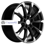 Khomen Wheels KHW1808 RAV4 R18 / 7.5J PCD 5x114.3 ET 45 ЦО 60.1 Литые Black-FP