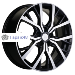 Khomen Wheels KHW1806 Haval Dargo R18 / 7J PCD 5x114.3 ET 40 ЦО 66.5 Литые Black-FP