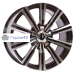 Replica TY1011 R20 / 8.5J PCD 5x150 ET 60 ЦО 110.2 Литые Черный с алмазной обработкой лицевой части