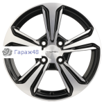 Khomen Wheels KHW1502 Vesta R15 / 6J PCD 4x100 ET 50 ЦО 60.1 Литые Black-FP