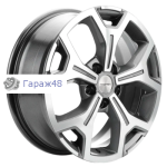 Khomen Wheels KHW17102 VW Transporter R17 / 6.5J PCD 5x120 ET 55 ЦО 65.1 Литые Gray-FP