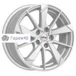 iFree Зиплайн КС1042 R16 / 6.5J PCD 5x108 ET 35 ЦО 67.1 Литые Серебристый