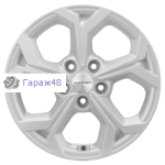 Khomen Wheels KHW1606 Renault/Nissan R16 / 6.5J PCD 5x114.3 ET 50 ЦО 66.1 Литые F-Silver