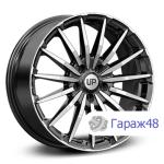 LS Up128 R18 / 7.5J PCD 5x112 ET 35 ЦО 66.6 Литые Черный с полированной лицевой поверхностью