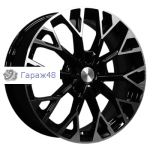 Khomen Wheels KHW1718 Jolion R17 / 7J PCD 5x114.3 ET 37 ЦО 66.5 Литые Black-FP