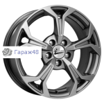 iFree Эрнесто КС484 R15 / 6.5J PCD 5x100 ET 38 ЦО 67.1 Литые Серебристый