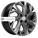 Khomen Wheels KHW1508 Rio/Solaris R15 / 6J PCD 4x100 ET 46 ЦО 54.1 Литые Gray-FP
