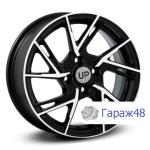 LS Up115 R15 / 6.5J PCD 5x100 ET 38 ЦО 57.1 Литые Черный с полированной лицевой поверхностью