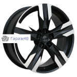 PDW Prism (5060) R20 / 8.5J PCD 5x108 ET 42 ЦО 67.1 Литые Черный матовый с полированной лицевой поверхностью