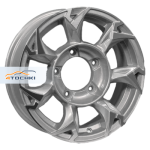 Khomen Wheels KHW1505 Lada NIVA 4x4 R15 / 5.5J PCD 5x139.7 ET 5 ЦО 98.5 Литые F-Silver-FP