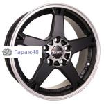 Tech Line 756 R17 / 7J PCD 5x114.3 ET 38 ЦО 67.1 Литые Черный матовый с полированной лицевой повехностью