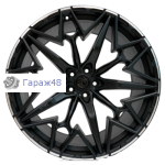 Khomen Wheels ZEUS 2202 X5/X6/X7/Cullinan R22 / 10J PCD 5x112 ET 30 ЦО 66.6 Литые Black matt MR