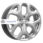 Skad KL-307 R17 / 6.5J PCD 5x114.3 ET 50 ЦО 66.1 Литые Серебристый