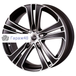 Lizardo XH569 R20 / 8.5J PCD 5x108 ET 40 ЦО 67.1 Литые Черный матовый с полированной лицевой поверхностью