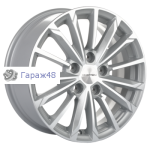 Khomen Wheels KHW1611 Huyndai/Kia R16 / 6.5J PCD 5x114.3 ET 44 ЦО 67.1 Литые F-Silver-FP