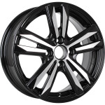 iFree Маскот R15 / 6J PCD 4x100 ET 46 ЦО 54.1 Литые Черный с полированной лицевой поверхностью