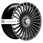 Khomen Wheels KHW2008 Mercedes Rear R20 / 9.5J PCD 5x112 ET 38 ЦО 66.6 Литые Gray-FP