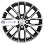 Khomen Wheels KHW1506 Rio/Solaris R15 / 6J PCD 4x100 ET 46 ЦО 54.1 Литые Black-FP