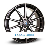 Venti 1704 R17 / 7J PCD 5x100 ET 45 ЦО 54.1 Литые Черный с полированной лицевой поверхностью