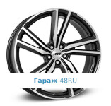 AEZ North dark R19 / 8.5J PCD 5x112 ET 45 ЦО 70.1 Литые Графит с полированной лицевой поверхностью