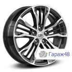 LS Up106 R17 / 7J PCD 5x114.3 ET 35 ЦО 67.1 Литые Черный с полированной лицевой поверхностью