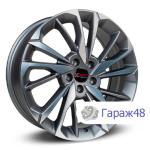 Yamato Satoshi R18 / 7J PCD 5x108 ET 36 ЦО 65.1 Литые Темно - серебристый матовый с полированной лицевой поверхностью