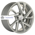Khomen Wheels KHW1714 Kuga/Focus R17 / 7J PCD 5x108 ET 50 ЦО 63.3 Литые F-Silver-FP