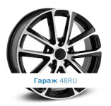 LegeArtis MZ121 R17 / 7J PCD 5x114.3 ET 45 ЦО 67.1 Литые Черный с полированной лицевой поверхностью
