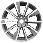 Khomen Wheels KHW1802 Karoq R18 / 7J PCD 5x112 ET 45 ЦО 57.1 Литые Gray-FP